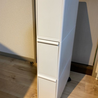 3段プラスチック引出し　薄型