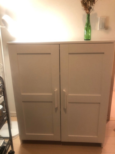 IKEA ホワイトキャビネット 美品