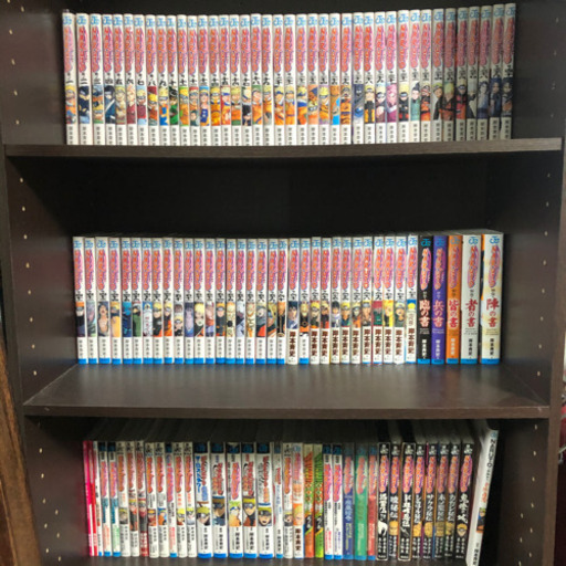 ナルト全巻72冊＋イラスト集3冊＋外伝etc42冊