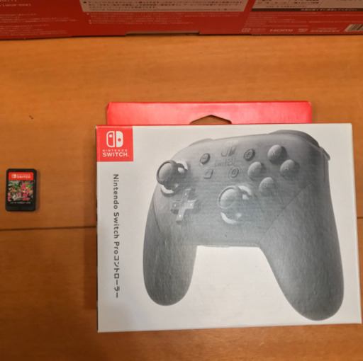 【動作確認済み】Nintendo Switch 本体・Proコンのセット（カセット付き）
