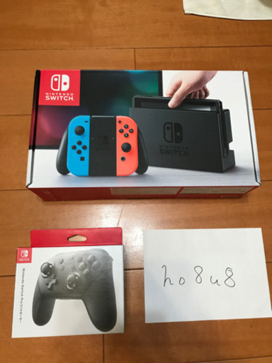 【動作確認済み】Nintendo Switch 本体・Proコンのセット（カセット付き）