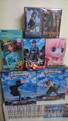 ワンピース、ドラゴンボールフィギュア