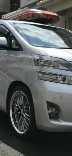 ワーク20インチアルミホイール.ヴェルファイア着用