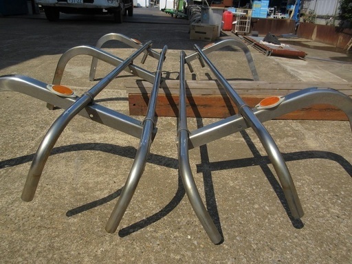 ♪30000円即決♪リアサイドバンパー♪左右調節可♪ステンレス♪