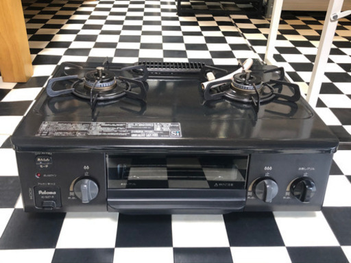 【リサイクルショップ八光　田上店　安心の3か月保証　配達・設置OK】幅56㎝コンパクトガステーブル IC-S37-R 都市ガス(13A)用/右強火 幅560奥行447高