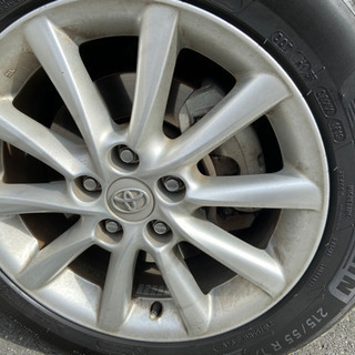 ミシュラン215／55 R17とエスティマ用純正アルミホイールのセット