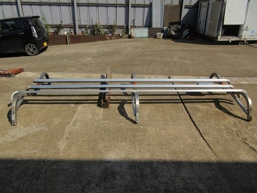 ♪30000円即決♪アルミ製フロントサイドバンパー♪4T車から外した♪