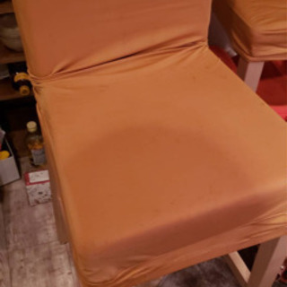 カウンターチェア　無印　2脚セットの画像