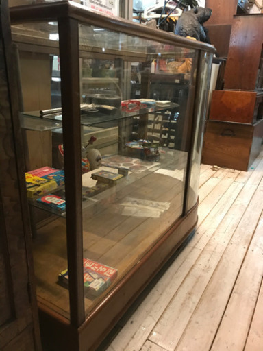 JF00189 レトロ ディスプレイ ショーケース パンケース