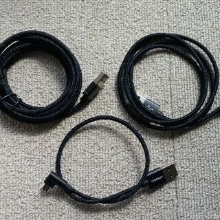 microUSB type B ケーブルセット ３本セット