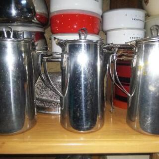 ステンレス  水差し  3個の画像