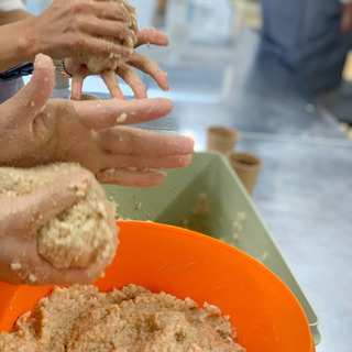 4/5(日)手作り味噌 - 友達