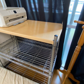 スチールラック（キャリー可動式）