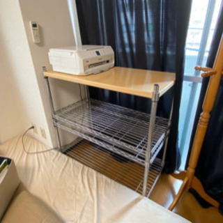 スチールラック（キャリー可動式）の画像