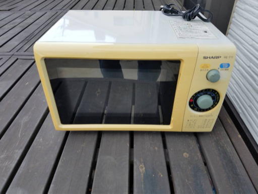 シャープ　20年落ちの電子レンジ