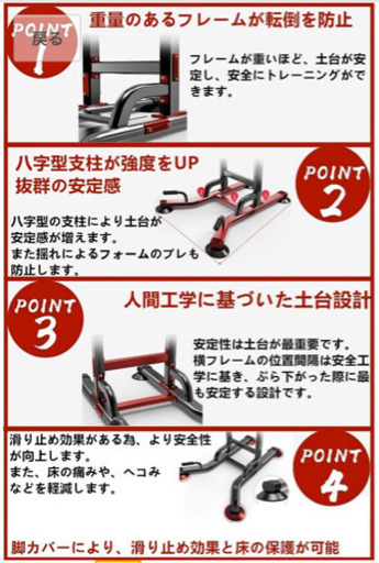 【新品 未使用】ぶら下がり健康器2019改良強化版 多機能 筋力 筋肉トレーニトレング器具 チンニング ②
