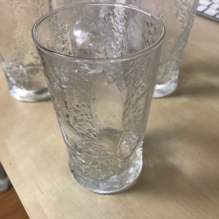 ガラス　コップ　未使用　5つセットの画像