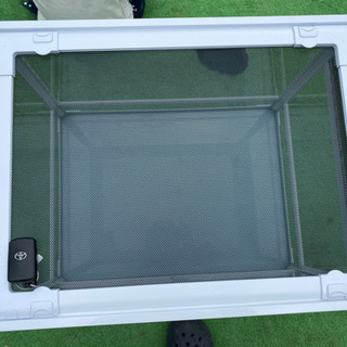 【交渉中】ペットゲージ SANKO ホワイト ガラスの画像