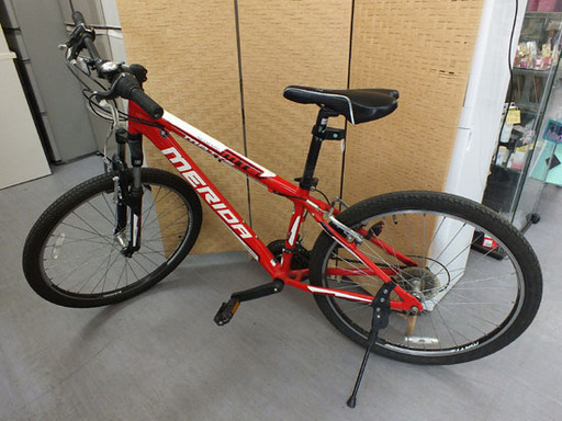 訳あり大特価！メリダ 【マウンテンバイク】 37cm アルミ MATTS 赤 レッド 自転車 MTB