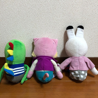 みみりん、にゃっきー、とりっぴー