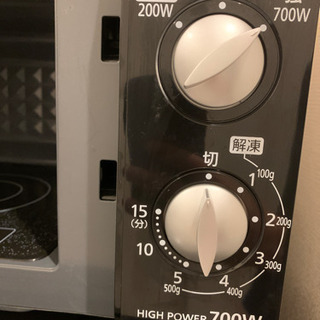 電子レンジ　フラットの画像