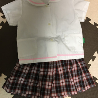 幼稚園の制服でした。