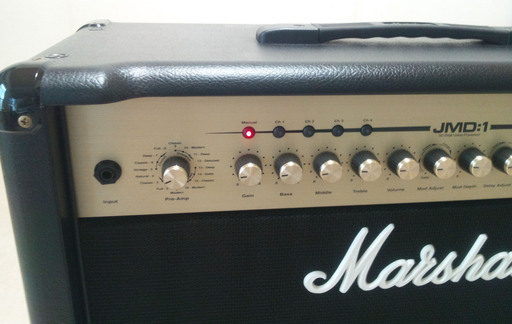 Marshall 真空管 デジタル・プリ アンプJMD501 JMD:1 50ワット パワー・アンプ マーシャル チューブ ギター エフェクト FXループ チャンネル ディレイ タップテンポ 28プリセット