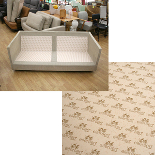 アイラーセン ソファ ファブリック カーキ系 デンマーク 北欧家具 2.5