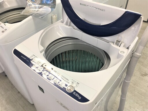 シャープ5.5K洗濯機　Ag＋イオンコート　2014年製！！分解クリーニング済み！！