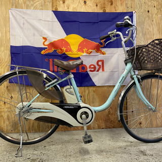 電動自転車 Panasonic Lithium vivi TX 水色 7☆ 電動自転車 Panasonic