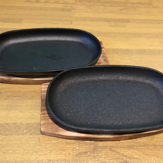 【無料】新品　ステーキプレート　2セット
