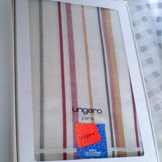 新品　ungaro paris　ウンガロ　ストライプ　綿 100...