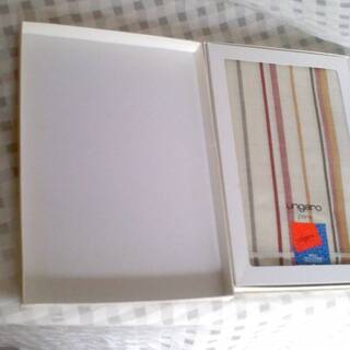 新品　ungaro paris　ウンガロ　ストライプ　綿 100％　ハンカチ　ブルーミング中西(株)の画像