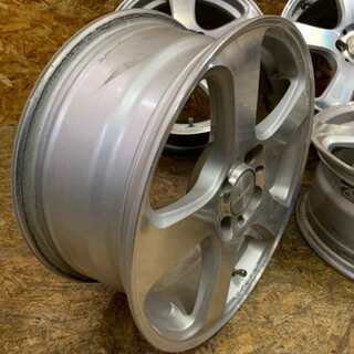 DUNLOP ROZEST ローゼスト 社外ホイール 15インチ 4本 6.5J4HPCD100+48 (VHH48) クレジットカード QR決済可能