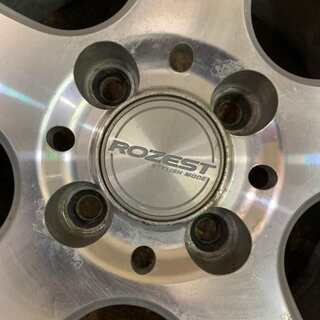 DUNLOP ROZEST ローゼスト 社外ホイール 15インチ 4本 6.5J4HPCD100+48 (VHH48) クレジットカード QR決済可能