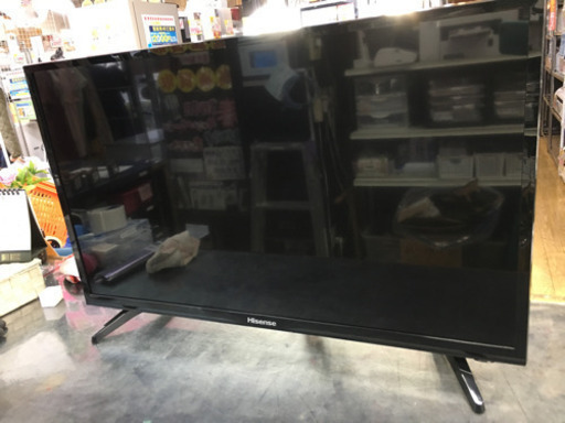 美品 2018年製 YouTube Netflix 対応 Hisense ハイセンス 32型液晶テレビ Smart TV 32BK1