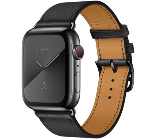 アップルウォッチ　エルメス　限定　新品未使用 Apple Watch Hermes 5 black 44mm 黒レザーストラップ　シンプルトゥール