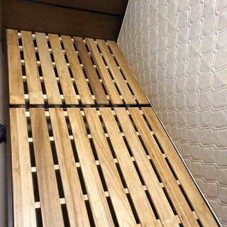 <セミダブルベッド> グランツベッドフレーム&ハイカウントマットレスの画像