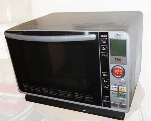 配達無料♪取りに来れる方は1500円引き★HITACHI 日立 オーブンレンジ MRO-JF6 2012年製 角皿付 札幌　南区 澄川