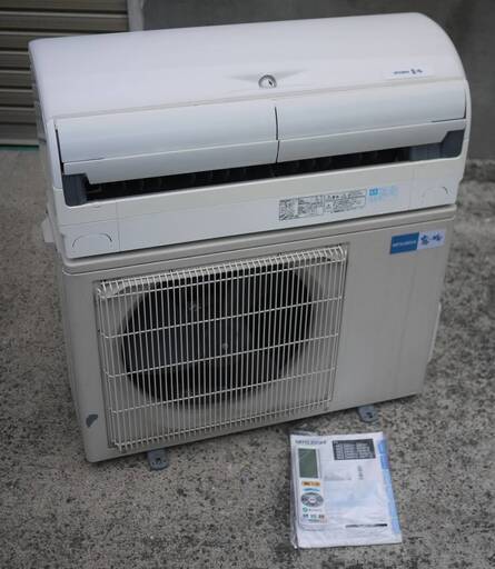三菱 ルームエアコン 霧ヶ峰 MSZ-ZW561S-W 5.6kw 大型高級機 冷房15～23畳 暖房15～18畳 ムーブアイ ZWシリーズ 3Dムーブアイ 動作品