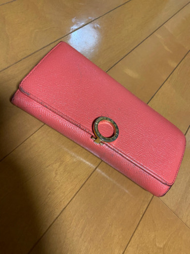BVLGARI 財布 ブルガリ 中古 ロングウォレット ピンク