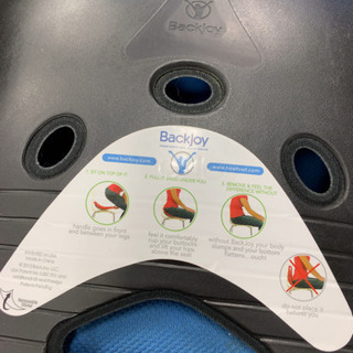 Back joy 黒　滑り止め付タイプ　値下げ検討しますの画像