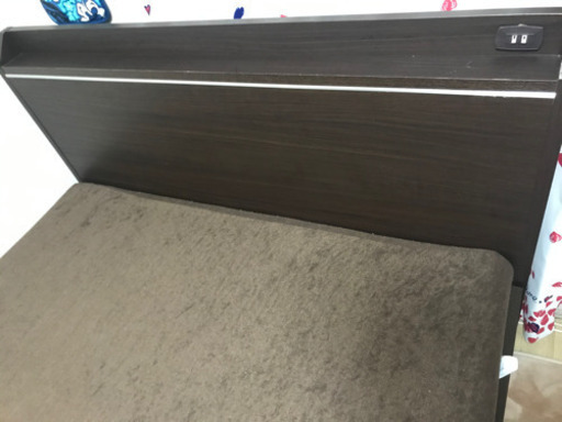 セットで15000→7000円❗️【本日限定ラストセール】収納可セミダブルベッドとマットレス