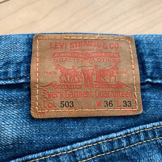 男性用　LEVISTRAUSS 503 値下げしました(1500→1200→1000）の画像