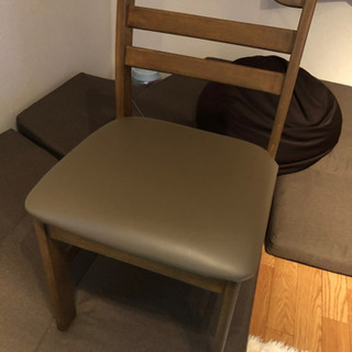 木製チェア　二脚セット