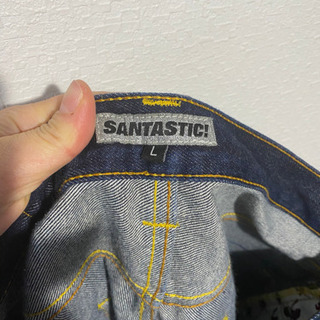 サンタスティック！デニムハーフパンツ　Ｌの画像