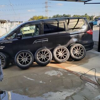 エリシオンプレステージに履いていたホイール 18×7½Jタイヤ225/50R18