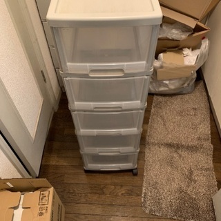 収納ケース　五段の画像