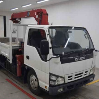 NOX.PM適合！低走行！H17年いすゞエルフ3段クレーン車フッ...