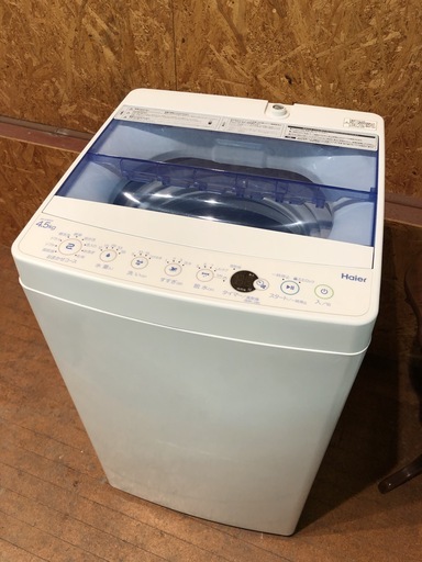 【管理KRS186】Haier 2018年 JW-C45CK 4.5kg 洗濯機 ②